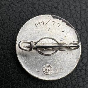 NSDAP Party Badge [Foerster & Barth] RZM code: М 1/77 Pin fastening