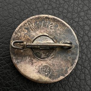 NSDAP Party Badge [Fritz Zimmermann] RZM code: М 1/72 Pin fastening