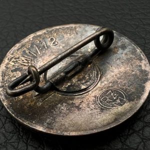 NSDAP Party Badge [Fritz Zimmermann] RZM code: М 1/72 Pin fastening