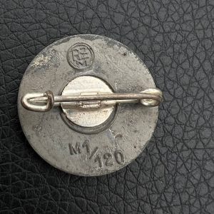NSDAP Party Badge [Wilhelm Deumer] RZM code: М 1/120 Pin fastening