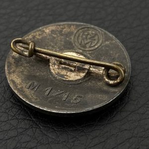 NSDAP Party Badge [Ferdinand Hoffstätter] RZM code: М 1/15 Pin fastening