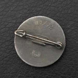 NSDAP Party Badge [Fritz Zimmermann] RZM code: М 1/72 Pin fastening