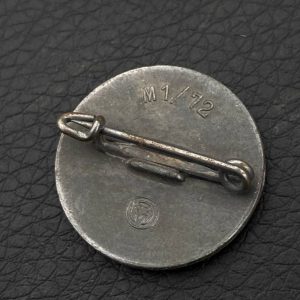 NSDAP Party Badge [Fritz Zimmermann] RZM code: М 1/72 Pin fastening