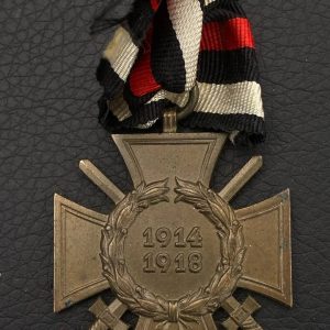 Honour Cross of the World War 1914–1918 with swords [Carl Theodor Dicke] Stamp - C.TH.D. (above) D