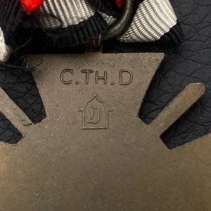 Honour Cross of the World War 1914–1918 with swords [Carl Theodor Dicke] Stamp - C.TH.D. (above) D