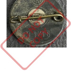 NSDAP Party Badge [Ferdinand Hoffstätter] RZM code: М 1/15 Pin fastening