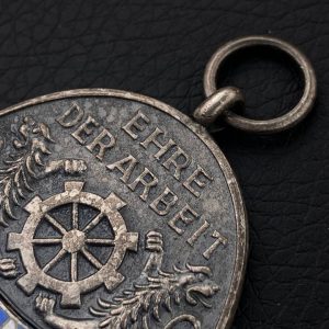 25-Year Long Service Award in the Bavarian Industrial Union. Third Reich   990 silver