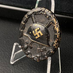 Wound Badge 1939 (second type) in black Counter-relief