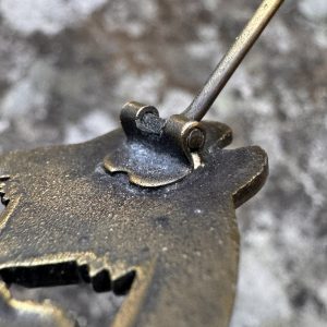 Panzer Badge in bronze [E. F. Wiedmann] Mint