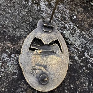 Panzer Badge in bronze [E. F. Wiedmann] Mint