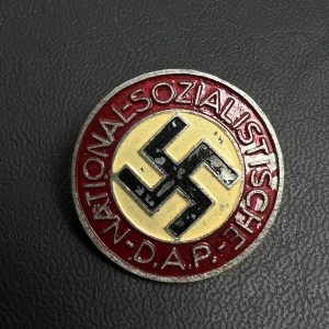 NSDAP Party Badge [Biedermann & Co.] RZM code: М 1/186 Pin fastening Rare manufacturer