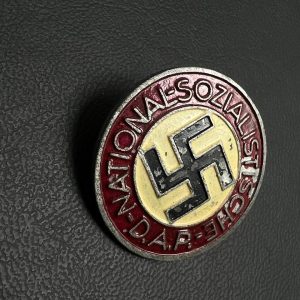 NSDAP Party Badge [Biedermann & Co.] RZM code: М 1/186 Pin fastening Rare manufacturer