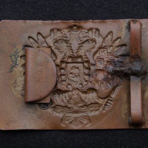 The buckle of an infantryman    