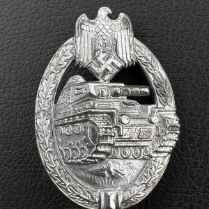 Panzer Badge in silver [Frank & Reif]     