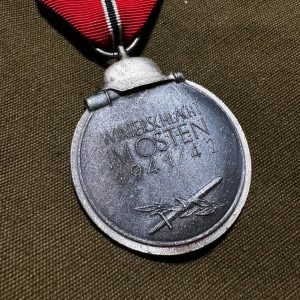 Medal for the Winter Campaign in the East 1941/42 Award set with certificate