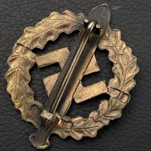  SA Sports Badge model 1933 in bronze     [WERNER REDO]  RZM code: M1/100 