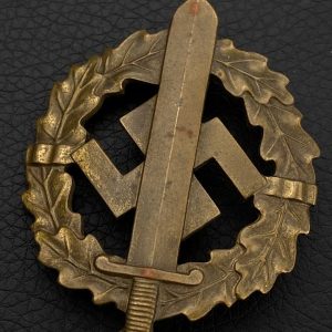  SA Sports Badge model 1933 in bronze     [L. CHR. LAUER]   Numbered - 37833