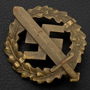  SA Sports Badge model 1933 in bronze     [L. CHR. LAUER]   Numbered - 37833