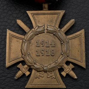 Honour Cross of the World War 1914–1918 with swords [Paul Schulze & Co] Stamp - PSL (intertwined in a circle)