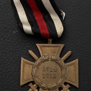 Honour Cross of the World War 1914–1918 with swords [Paul Schulze & Co] Stamp - PSL (intertwined in a circle)