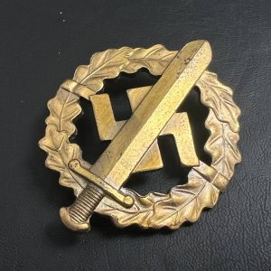  SA Sports Badge model 1933 in bronze     [WERNER REDO]   