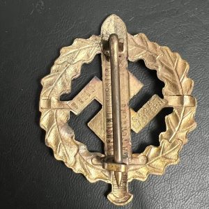  SA Sports Badge model 1933 in bronze     [WERNER REDO]   