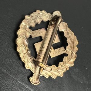  SA Sports Badge model 1933 in bronze     [WERNER REDO]   