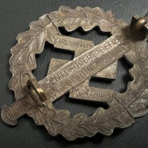  SA Sports Badge model 1933 in bronze     [KARL HENSLER]   