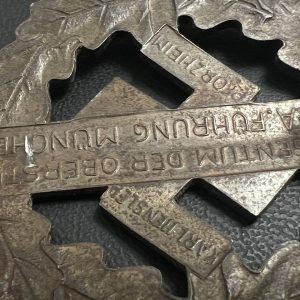  SA Sports Badge model 1933 in bronze     [KARL HENSLER]   