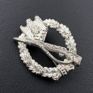Infantry Assault Badge in silver Zinc