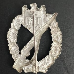Infantry Assault Badge in silver Zinc