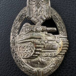Panzer Badge in silver
