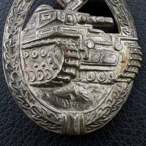 Panzer Badge in silver