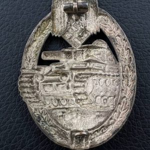 Panzer Badge in silver