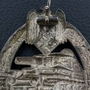 Panzer Badge in silver