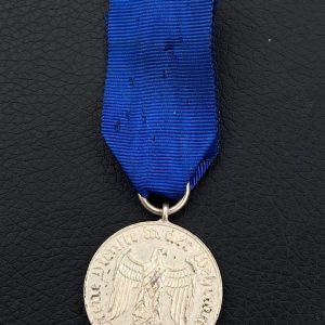 4-Year Long Service Award in the Wehrmacht  Mint The sign is made of a magnetic alloy.