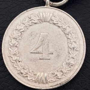 4-Year Long Service Award in the Wehrmacht  Mint The sign is made of a magnetic alloy.