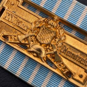 25-Year Long Service Award in the fire service. Kingdom of Bavaria Sample from 1884–1918 [Weiss&Co.]  