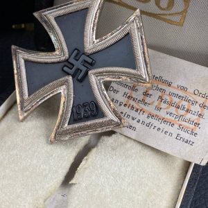 Iron Cross 1939 1st Class [Otto Schickle], L/15 / Original case.