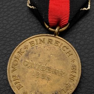  Sudetenland Medal  Set includes a field spang