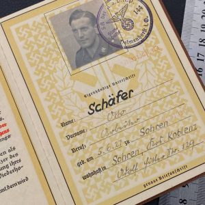  SA Sports Badge model 1933 in bronze     [R.SIEPER & SÖHNE]   Award set with certificate