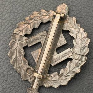  SA Sports Badge model 1933 in bronze     [R.SIEPER & SÖHNE]   Award set with certificate