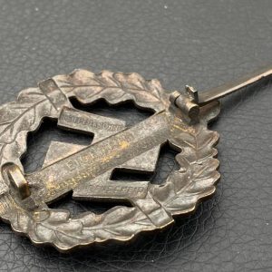  SA Sports Badge model 1933 in bronze     [R.SIEPER & SÖHNE]   Award set with certificate