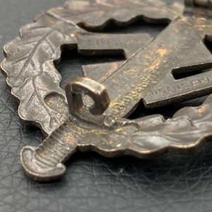  SA Sports Badge model 1933 in bronze     [R.SIEPER & SÖHNE]   Award set with certificate