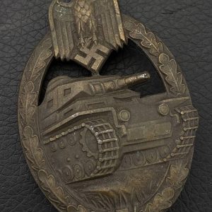 Panzer Badge in bronze [Steinhauer & Lück] Zinc