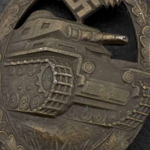 Panzer Badge in bronze [Steinhauer & Lück] Zinc