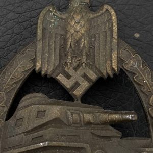 Panzer Badge in bronze [Steinhauer & Lück] Zinc