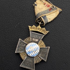 50-Year Long Service Award in the fire service. Kingdom of Bavaria Sample from 1925-1936   935 silver