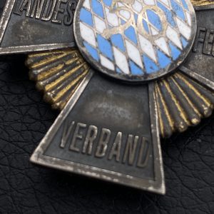 50-Year Long Service Award in the fire service. Kingdom of Bavaria Sample from 1925-1936   935 silver