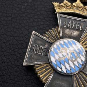 50-Year Long Service Award in the fire service. Kingdom of Bavaria Sample from 1925-1936   935 silver